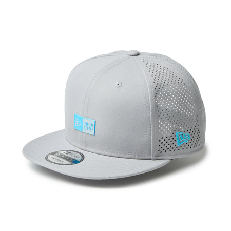 9FIFTY レーザーパーフォレーション Box Logo ボックスロゴ グレー