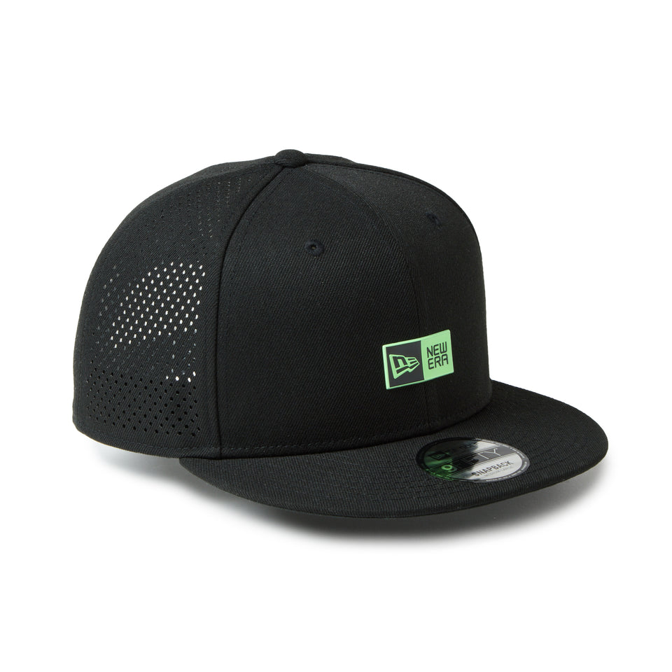 9FIFTY レーザーパーフォレーション Box Logo ボックスロゴ ブラック | ゴルフ | NEW ERA ニューエラ公式オンラインストア