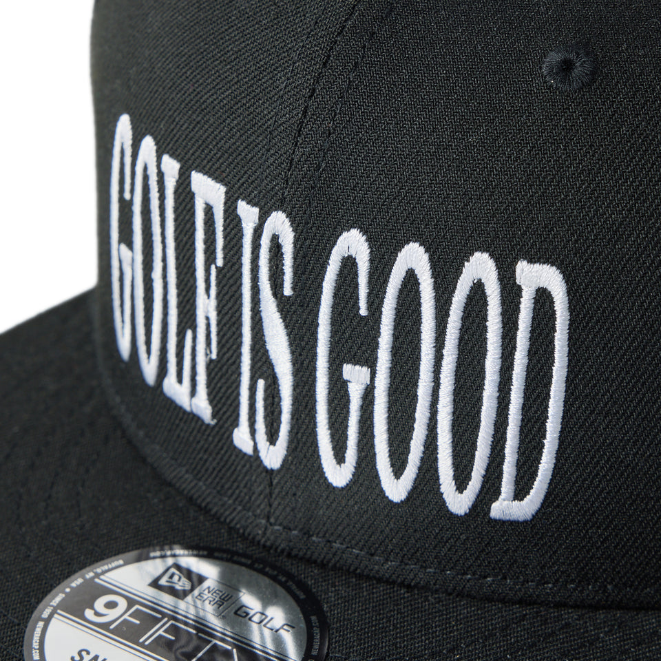 9FIFTY Golf is good ブラック | ゴルフ | ニューエラオンラインストア