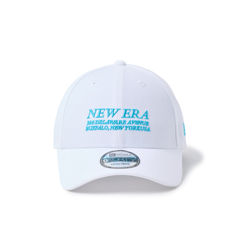 9FORTY New Era Address ホワイト | ゴルフ | NEW ERA ニューエラ公式オンラインストア