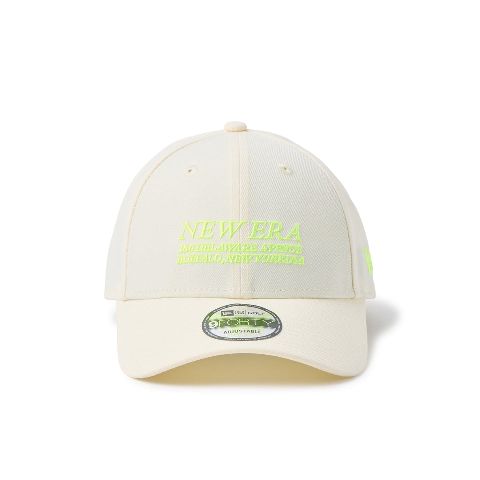 9FORTY New Era Address クロームホワイト | ゴルフ | NEW ERA ニューエラ公式オンラインストア