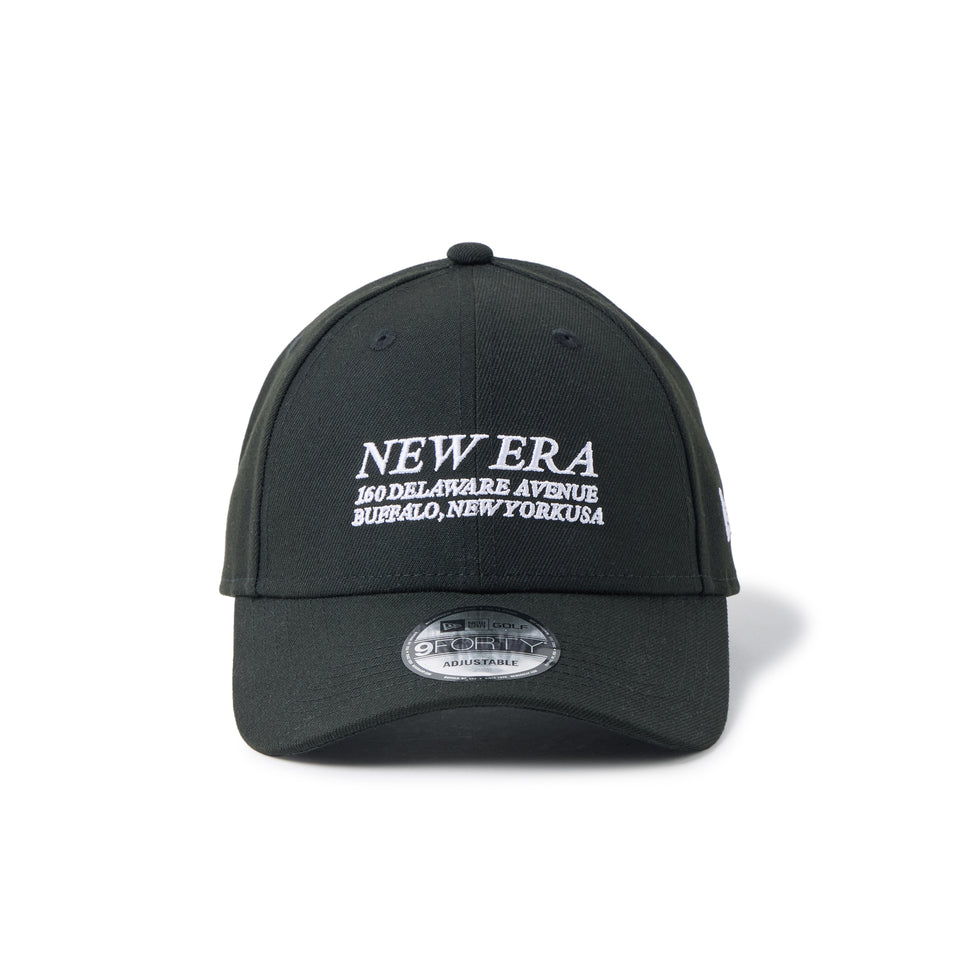 9FORTY New Era Address ブラック | ゴルフ | NEW ERA ニューエラ公式オンラインストア