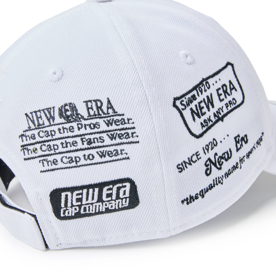 9FORTY Archive Logo アーカイブロゴ ホワイト | ゴルフ | NEW ERA ニューエラ公式オンラインストア
