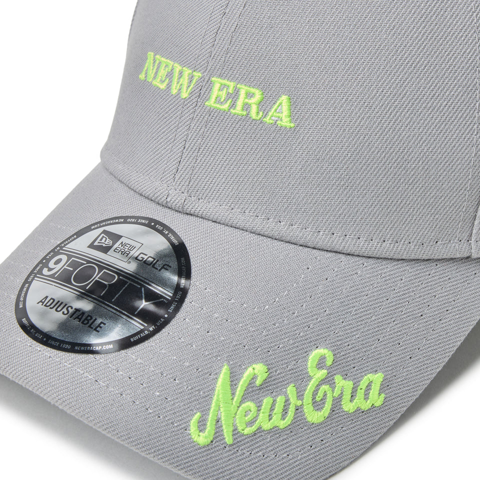 9FORTY Archive Logo アーカイブロゴ グレー | ゴルフ | NEW ERA ニューエラ公式オンラインストア