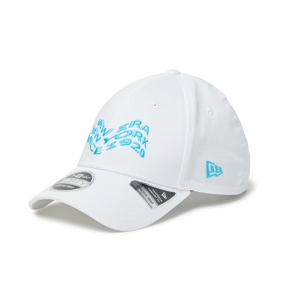 9FORTY ストレッチスナップ Wave Logo ホワイト｜ゴルフ | NEW ERA ニューエラ公式オンラインストア