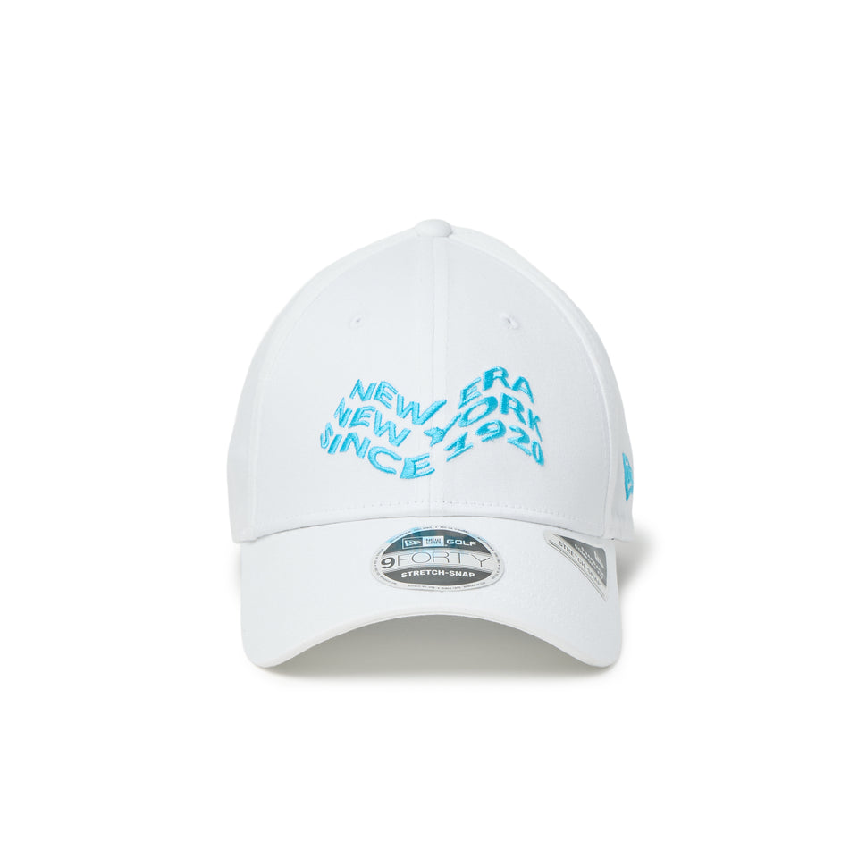 9FORTY ストレッチスナップ Wave Logo ホワイト｜ゴルフ | NEW ERA ニューエラ公式オンラインストア