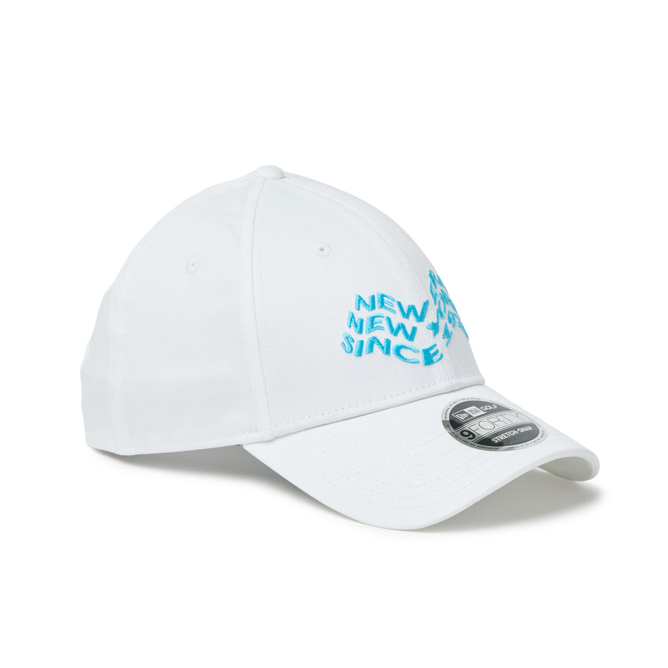 9FORTY ストレッチスナップ Wave Logo ホワイト｜ゴルフ | NEW ERA ニューエラ公式オンラインストア