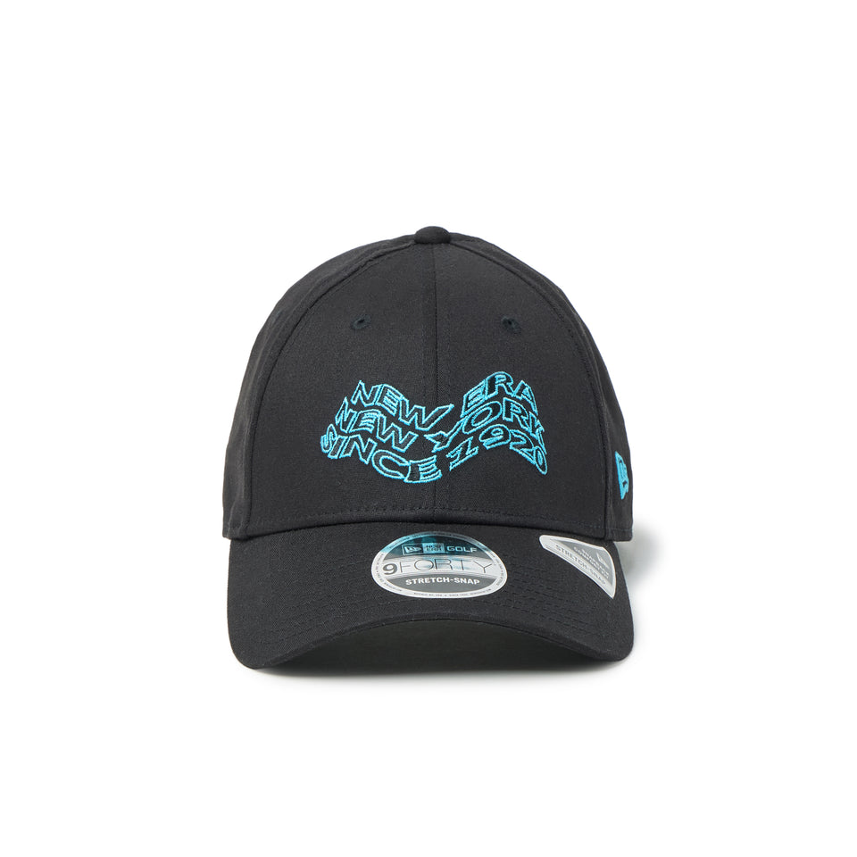 9FORTY ストレッチスナップ Wave Logo ブラック｜ゴルフ | NEW ERA ニューエラ公式オンラインストア