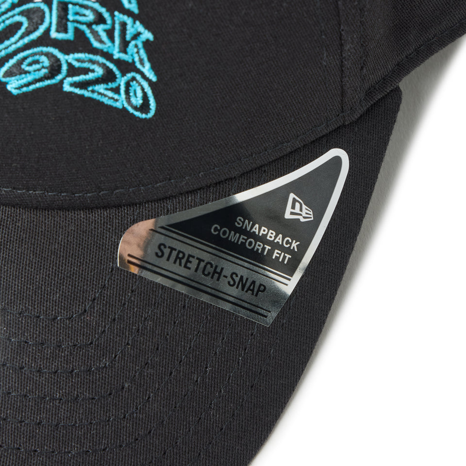 9FORTY ストレッチスナップ Wave Logo ブラック｜ゴルフ | NEW ERA ニューエラ公式オンラインストア