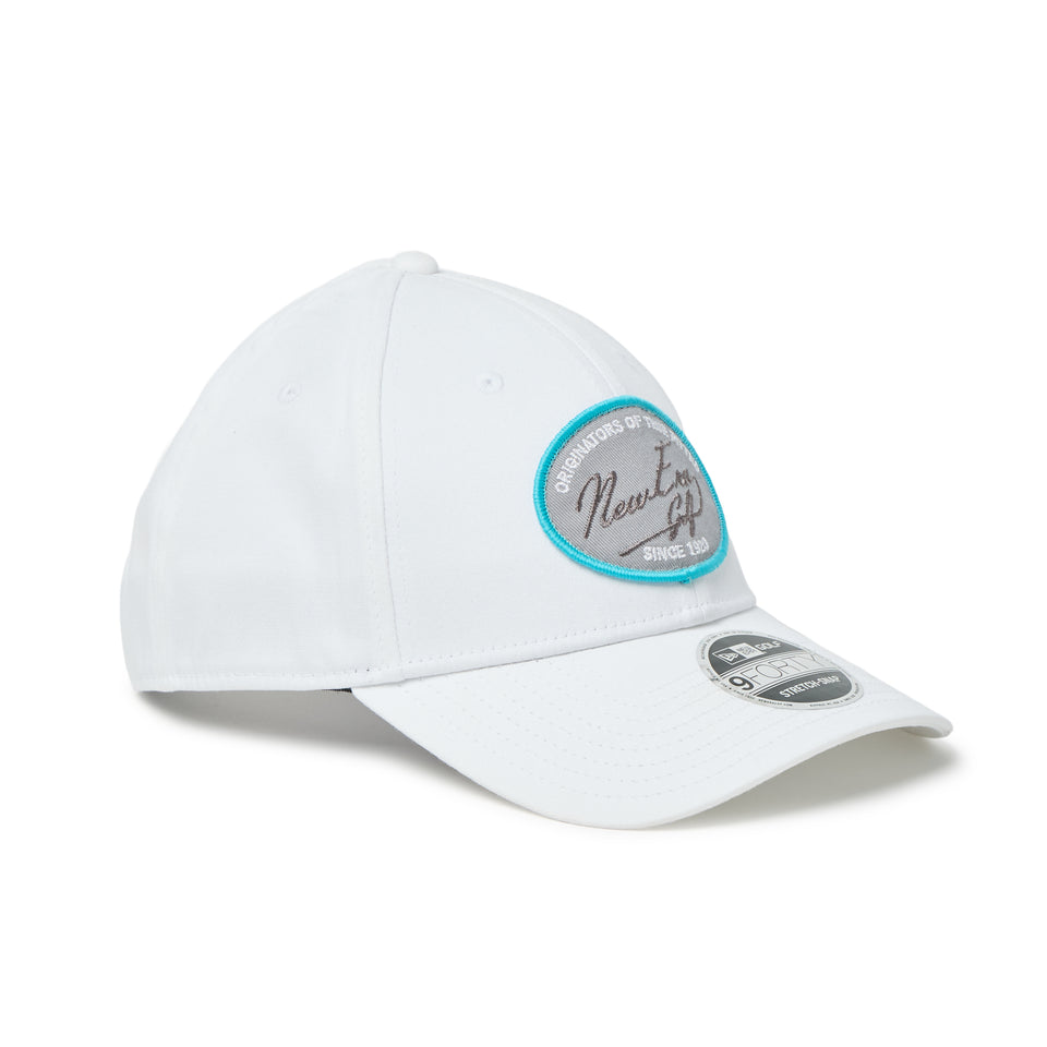 9FORTY ストレッチスナップ ストレッチコットン ウォッシャブル ウーブンパッチ ホワイト | ゴルフ | NEW ERA ニューエラ公式オンラインストア