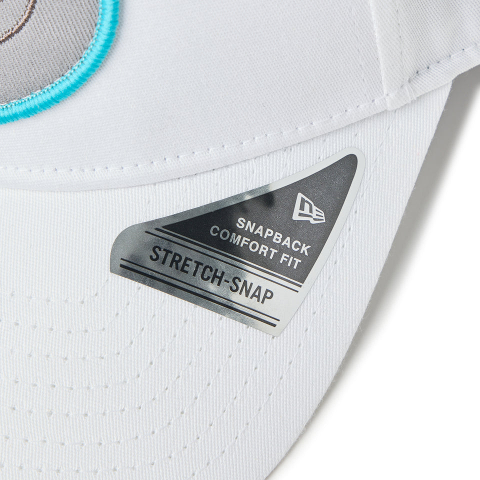 9FORTY ストレッチスナップ ストレッチコットン ウォッシャブル ウーブンパッチ ホワイト | ゴルフ | NEW ERA ニューエラ公式オンラインストア
