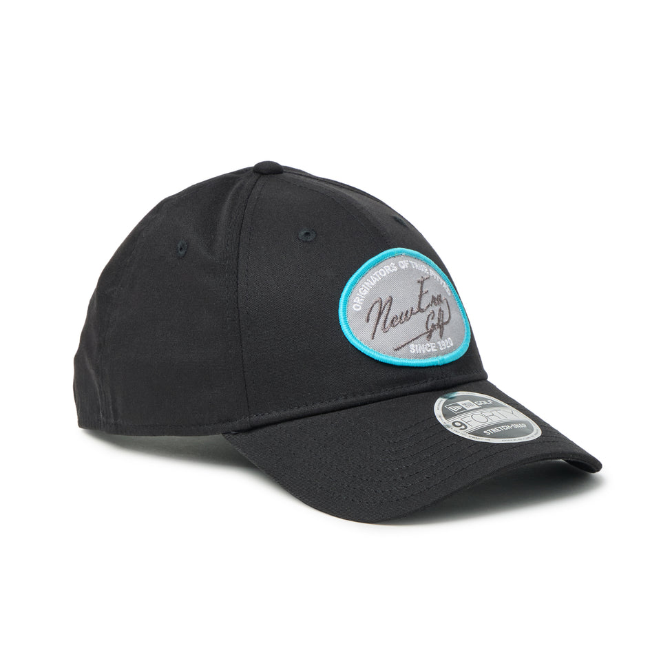 9FORTY ストレッチスナップ ストレッチコットン ウォッシャブル ウーブンパッチ ブラック | ゴルフ | NEW ERA ニューエラ公式オンラインストア