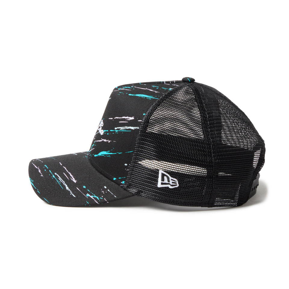 9FORTY A-Frame トラッカー Splash スプラッシュプリント ブラック | ゴルフ | NEW ERA ニューエラ公式オンラインストア