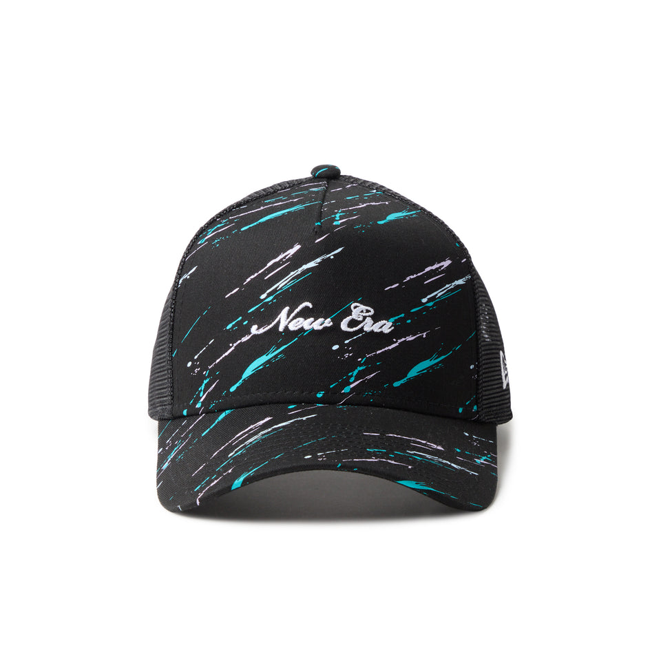 9FORTY A-Frame トラッカー Splash スプラッシュプリント ブラック | ゴルフ | NEW ERA ニューエラ公式オンラインストア