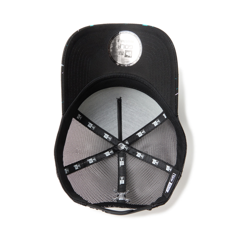 9FORTY A-Frame トラッカー Splash スプラッシュプリント ブラック | ゴルフ | NEW ERA ニューエラ公式オンラインストア