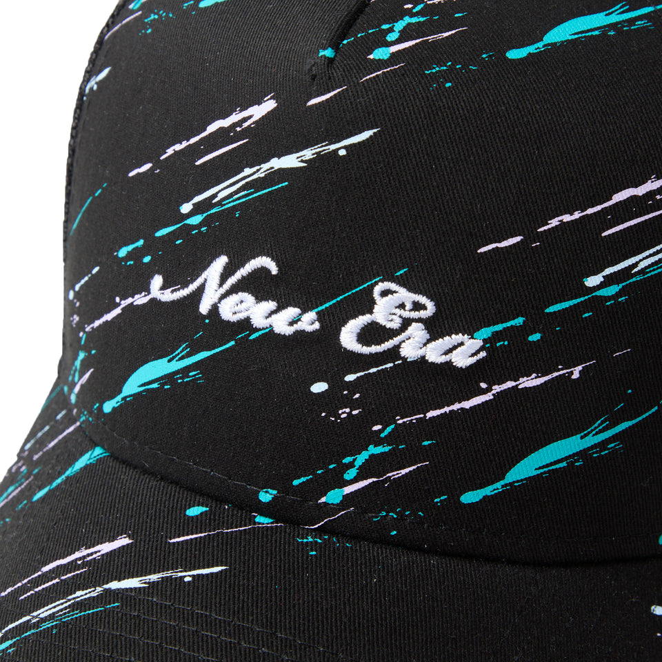 9FORTY A-Frame トラッカー Splash スプラッシュプリント ブラック | ゴルフ | NEW ERA ニューエラ公式オンラインストア