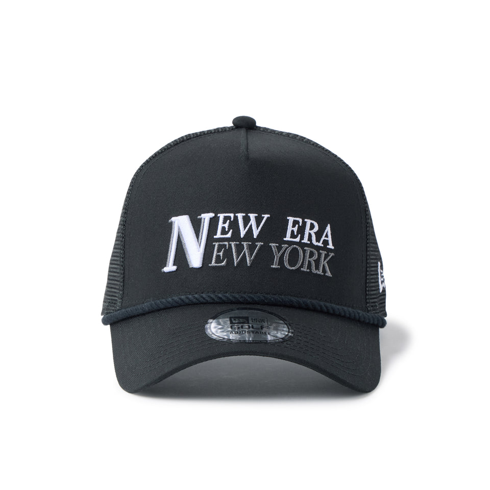 9FORTY A-Frame トラッカー Rope ブラック | ゴルフ | NEW ERA ニューエラ公式オンラインストア