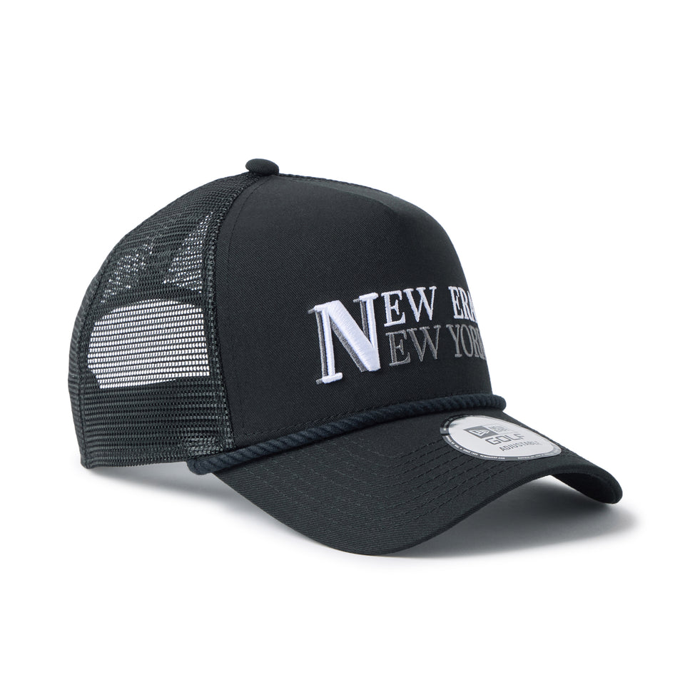 9FORTY A-Frame トラッカー Rope ブラック | ゴルフ | NEW ERA ニューエラ公式オンラインストア