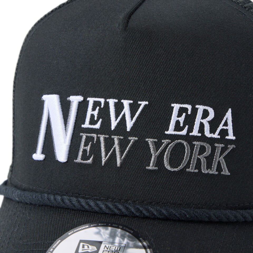9FORTY A-Frame トラッカー Rope ブラック | ゴルフ | NEW ERA ニューエラ公式オンラインストア