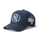 9FORTY A-Frame トラッカー サステナブル Denim ニューヨーク・ヤンキース ネイビー | ゴルフ | NEW ERA ニューエラ公式オンラインストア