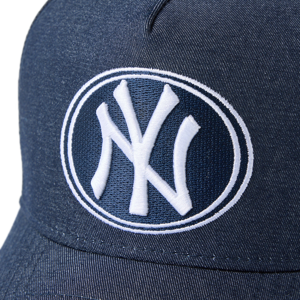 9FORTY A-Frame トラッカー サステナブル Denim ニューヨーク・ヤンキース ネイビー | ゴルフ | NEW ERA ニューエラ公式オンラインストア