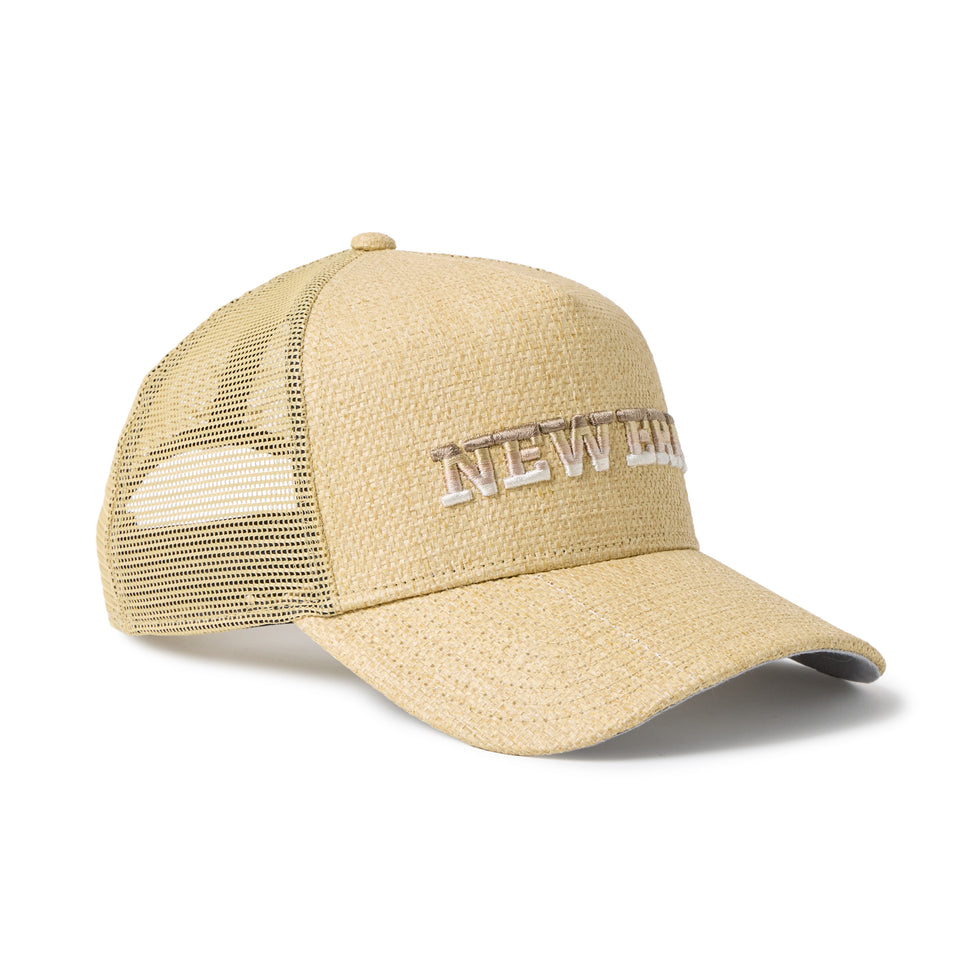 9FORTY A-Frame トラッカー Paper グラデーションロゴ ナチュラル | ゴルフ | NEW ERA ニューエラ公式オンラインストア