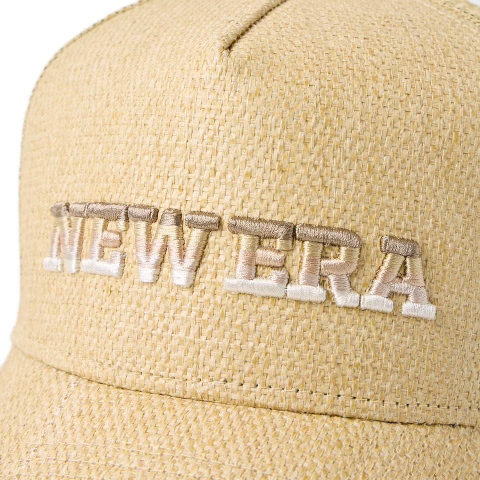 9FORTY A-Frame トラッカー Paper グラデーションロゴ ナチュラル | ゴルフ | NEW ERA ニューエラ公式オンラインストア