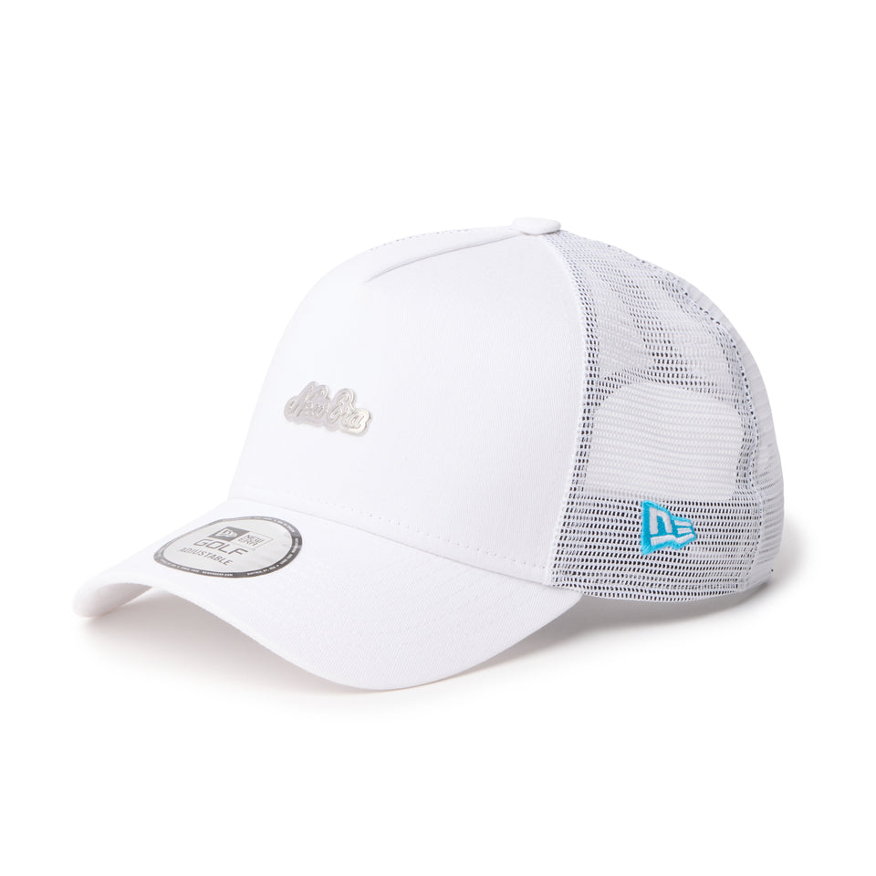 9FORTY A-Frame トラッカー Metal Logo メタルパッチ ホワイト | ゴルフ | NEW ERA ニューエラ公式オンラインストア