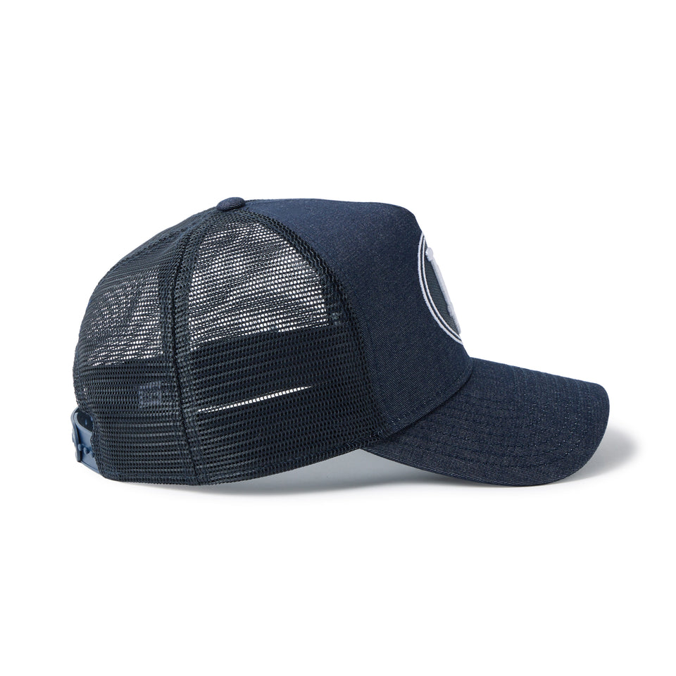 9FORTY A-Frame トラッカー サステナブル Denim ロサンゼルス・ドジャース ネイビー | ゴルフ | NEW ERA ニューエラ公式オンラインストア