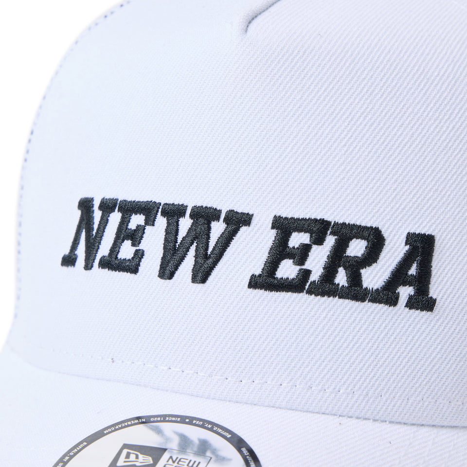 9FORTY A-Frame トラッカー Italic Logo ホワイト｜ゴルフ | NEW ERA ニューエラ公式オンラインストア