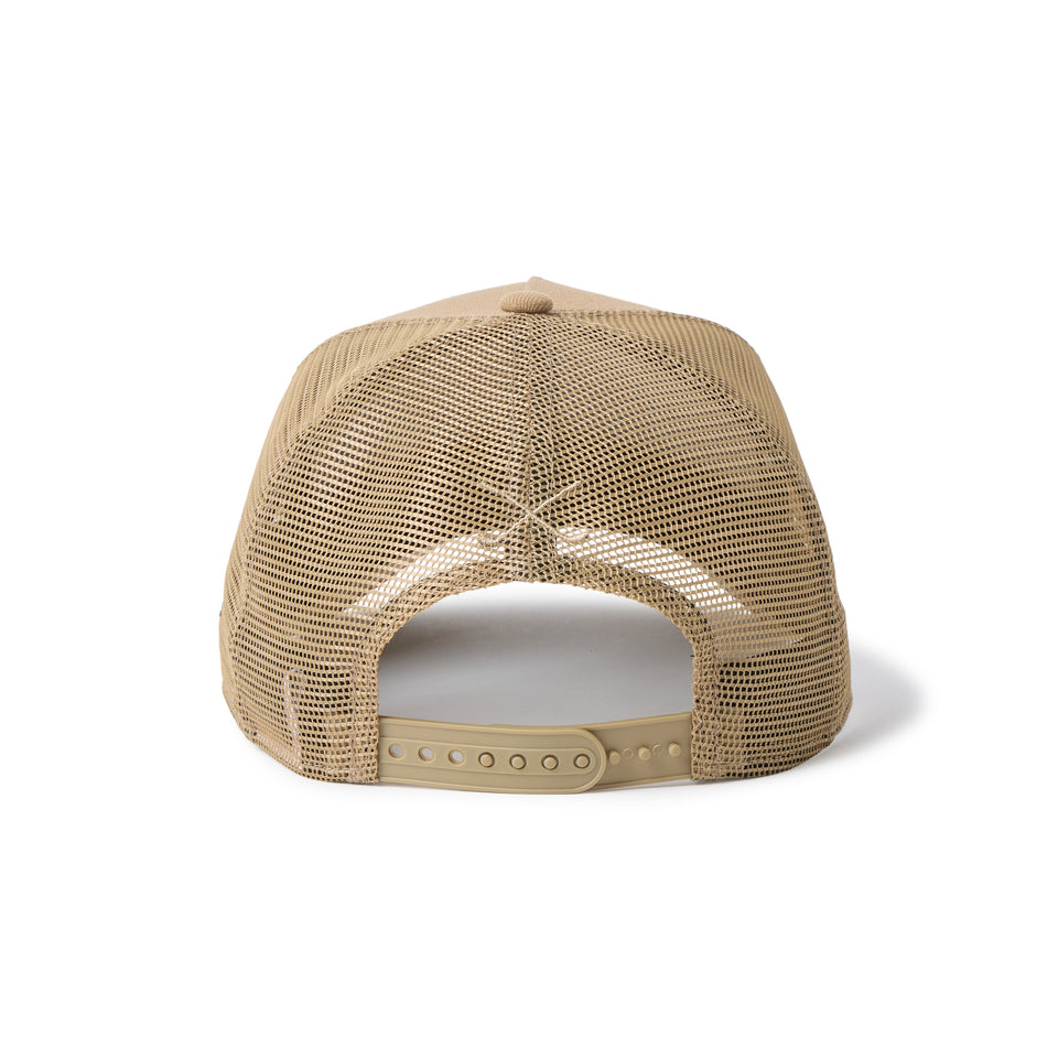 9FORTY A-Frame トラッカー Italic Logo カーキ｜ゴルフ | NEW ERA ニューエラ公式オンラインストア