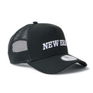 9FORTY A-Frame トラッカー Italic Logo ブラック｜ゴルフ | NEW ERA ニューエラ公式オンラインストア