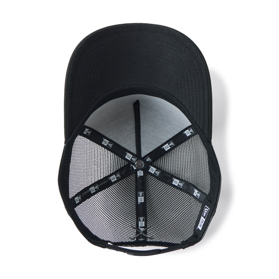 9FORTY A-Frame トラッカー Italic Logo ブラック｜ゴルフ | NEW ERA ニューエラ公式オンラインストア