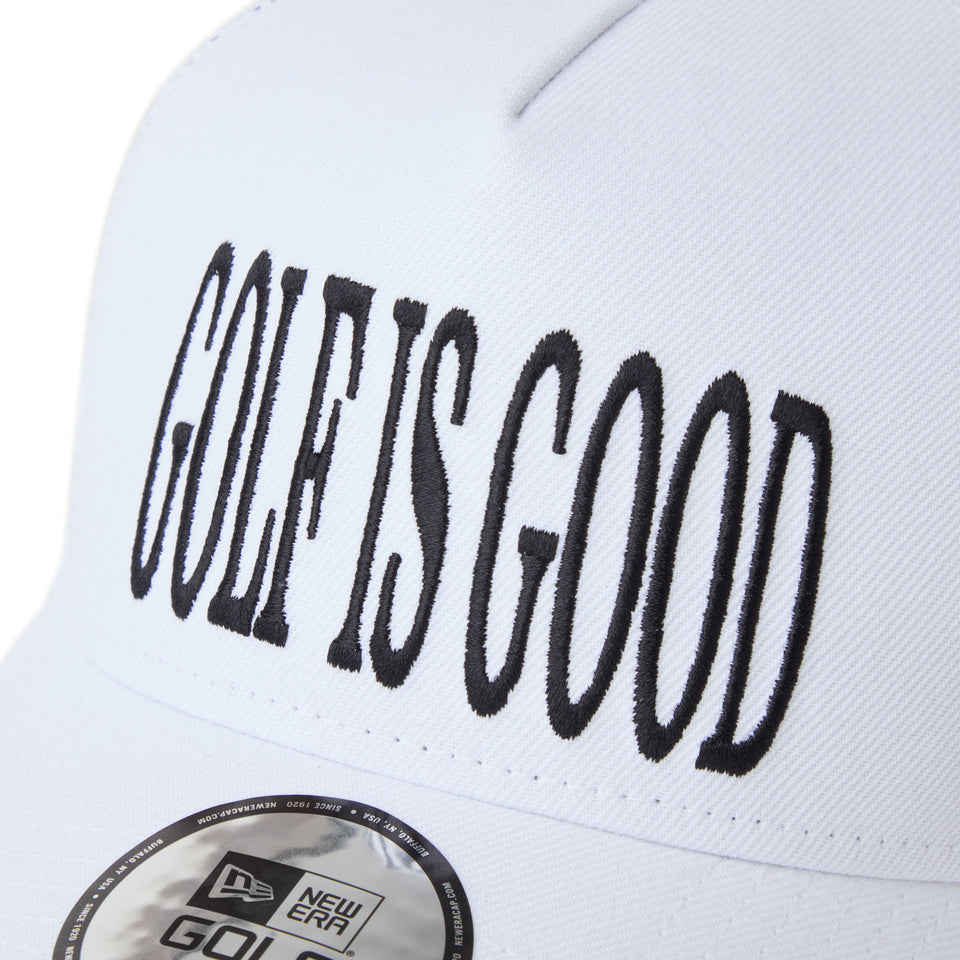 9FORTY A-Frame トラッカー Golf is good ホワイト | ゴルフ | NEW ERA ニューエラ公式オンラインストア