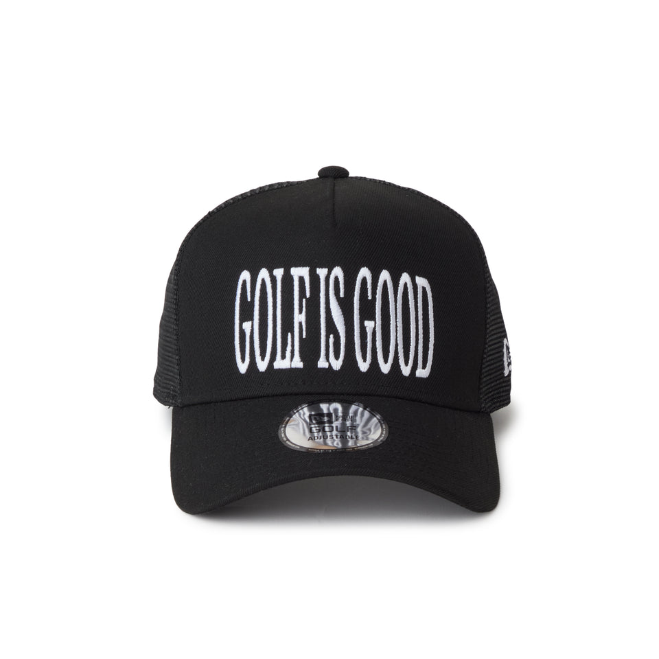 9FORTY A-Frame トラッカー Golf is good ブラック | ゴルフ | NEW ERA ニューエラ公式オンラインストア