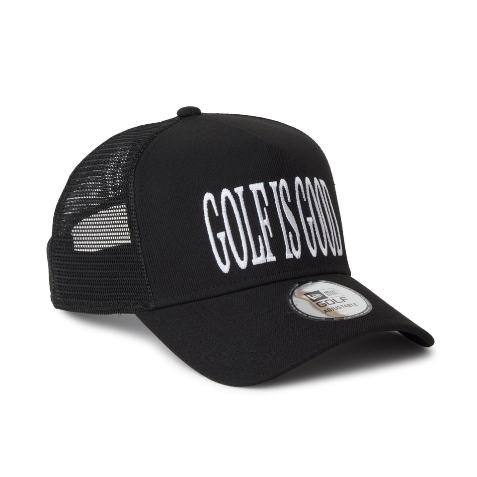9FORTY A-Frame トラッカー Golf is good ブラック | ゴルフ | NEW ERA ニューエラ公式オンラインストア