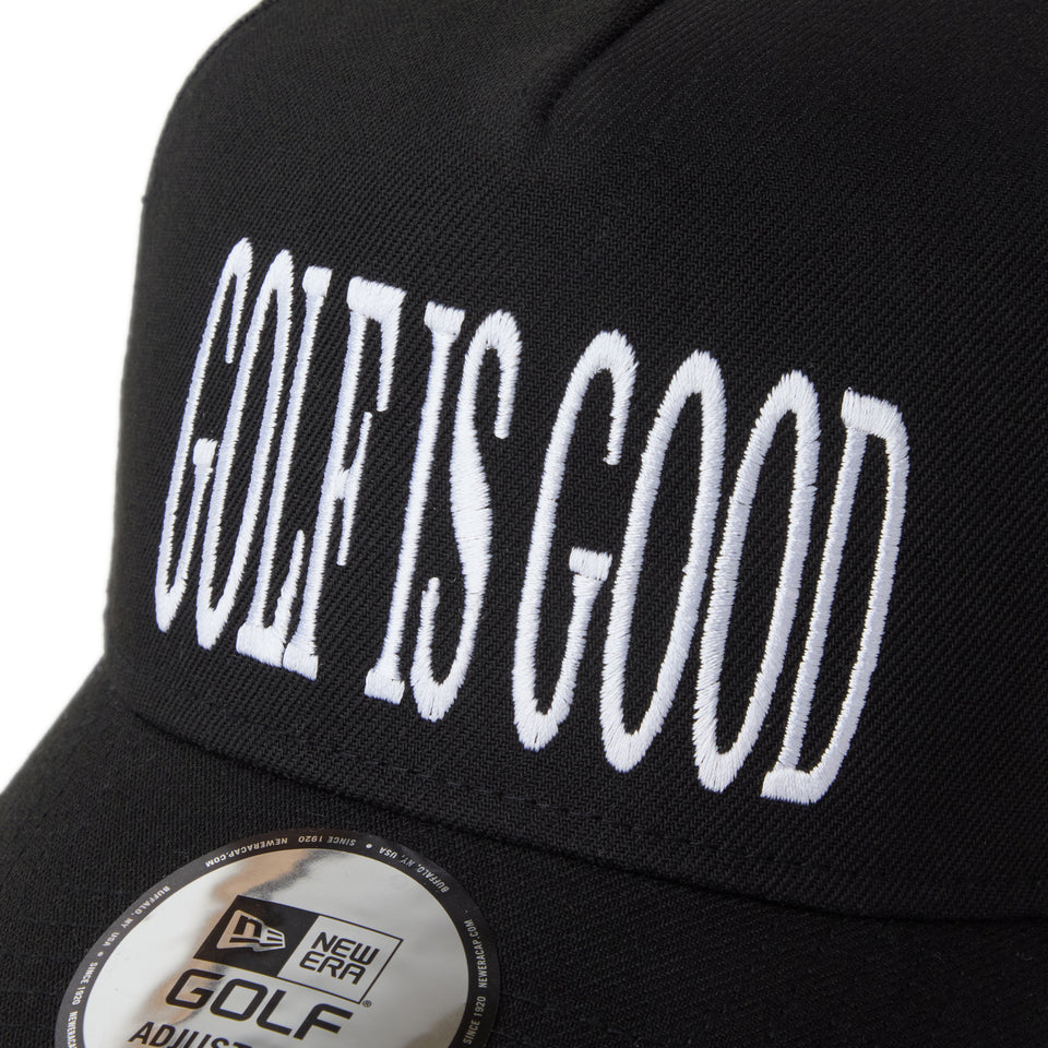 9FORTY A-Frame トラッカー Golf is good ブラック | ゴルフ | NEW ERA ニューエラ公式オンラインストア