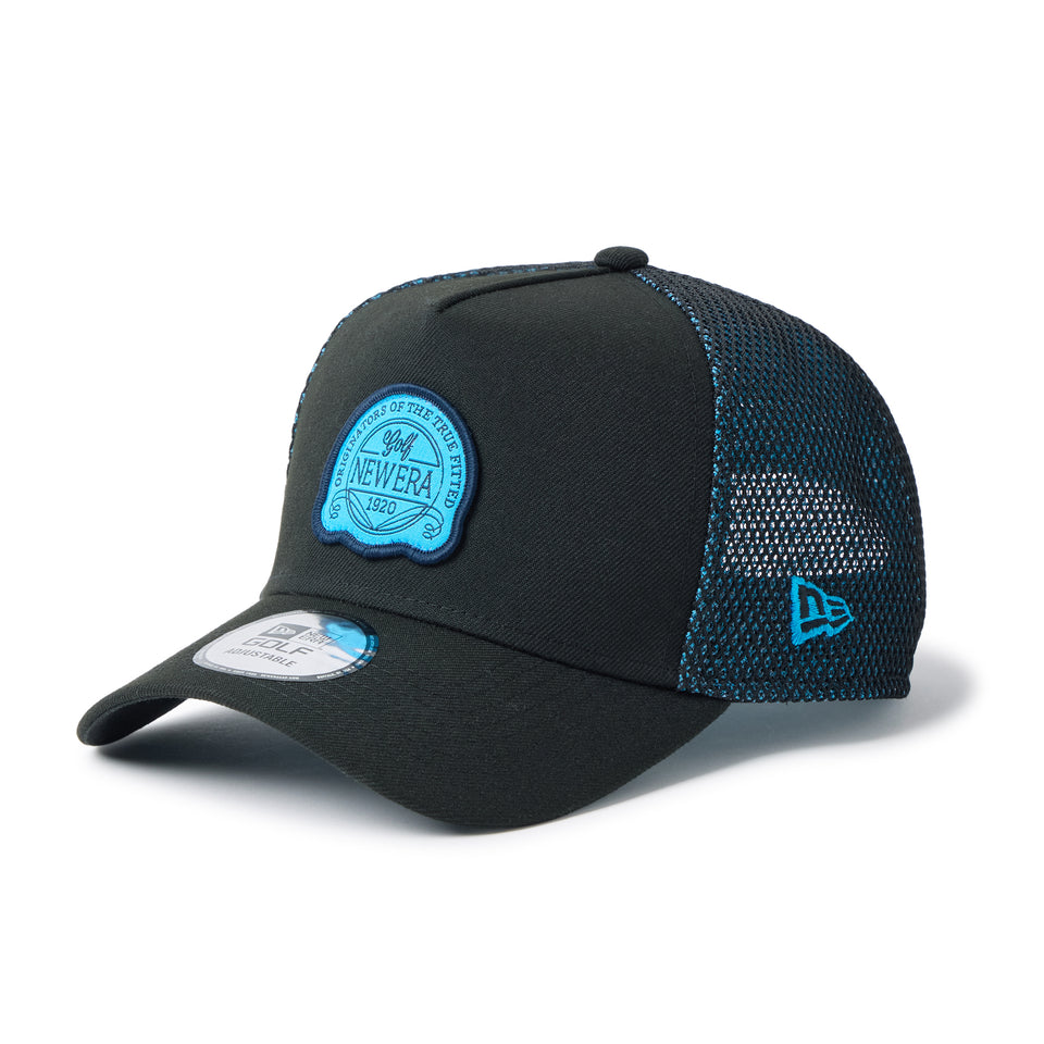 9FORTY A-Frame トラッカー Double Mesh ブラック/ブルーファナティック | ゴルフ | NEW ERA ニューエラ公式オンラインストア