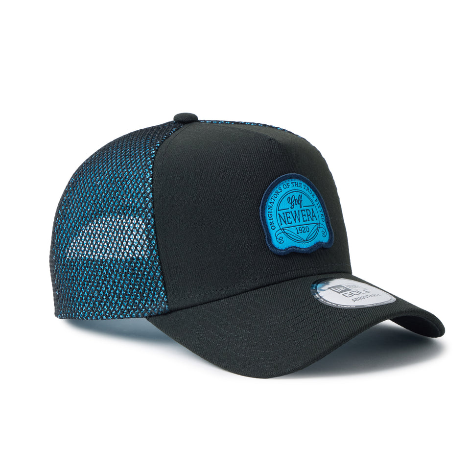 9FORTY A-Frame トラッカー Double Mesh ブラック/ブルーファナティック | ゴルフ | NEW ERA ニューエラ公式オンラインストア