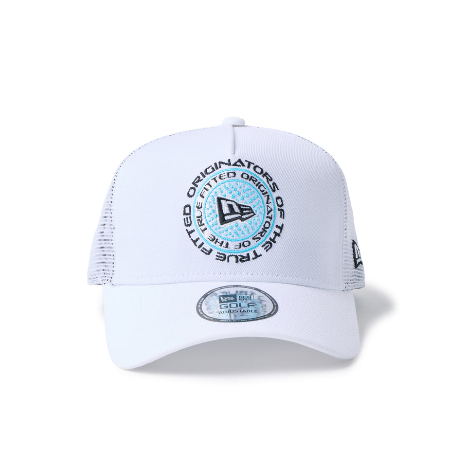 9FORTY A-Frame トラッカー Circle Logo ホワイト | ゴルフ | NEW ERA ニューエラ公式オンラインストア