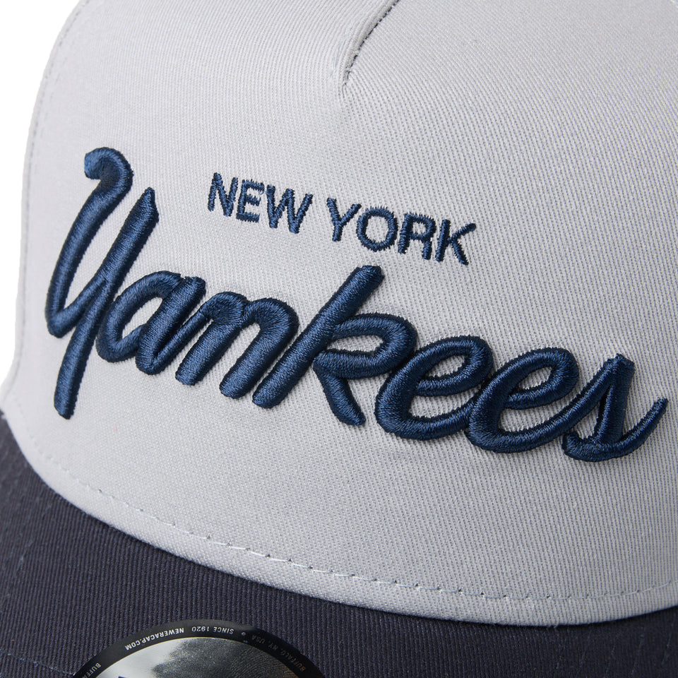 9FORTY A-Frame MLB 2-Tone ニューヨーク・ヤンキース グレー/ネイビー | ゴルフ | NEW ERA ニューエラ公式オンラインストア