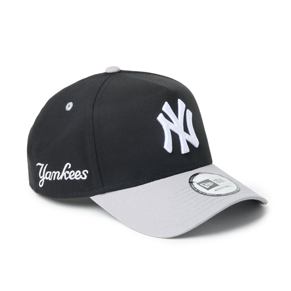 【海外限定】ニューエラ ニューヨークヤンキース 9FORTY Aフレーム 黒 9FORTY A-Frame MLB Black & White モノトーン ニューヨーク