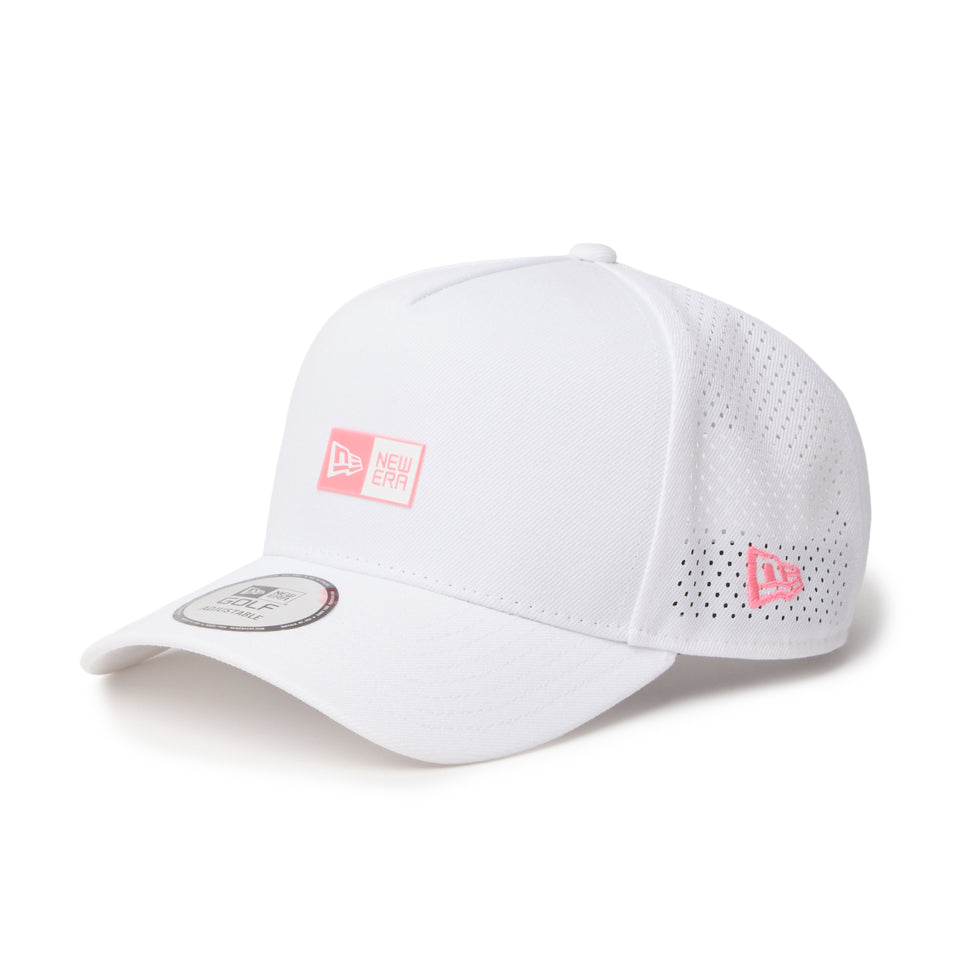 9FORTY A-Frame レーザーパーフォレーション Box Logo ボックスロゴ ホワイト | ゴルフ | NEW ERA ニューエラ公式オンラインストア