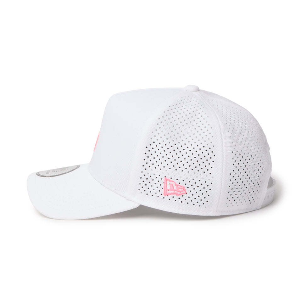 9FORTY A-Frame レーザーパーフォレーション Box Logo ボックスロゴ ホワイト | ゴルフ | NEW ERA ニューエラ公式オンラインストア