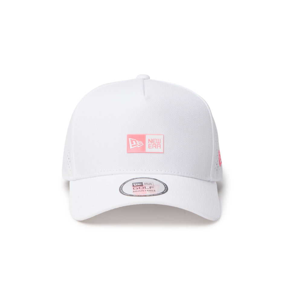 9FORTY A-Frame レーザーパーフォレーション Box Logo ボックスロゴ ホワイト | ゴルフ | NEW ERA ニューエラ公式オンラインストア