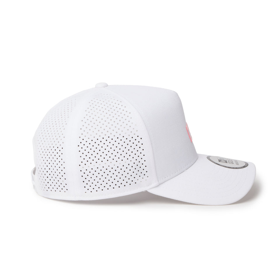 9FORTY A-Frame レーザーパーフォレーション Box Logo ボックスロゴ ホワイト | ゴルフ | NEW ERA ニューエラ公式オンラインストア