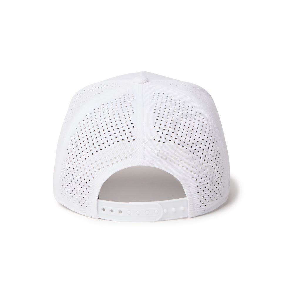 9FORTY A-Frame レーザーパーフォレーション Box Logo ボックスロゴ ホワイト | ゴルフ | NEW ERA ニューエラ公式オンラインストア