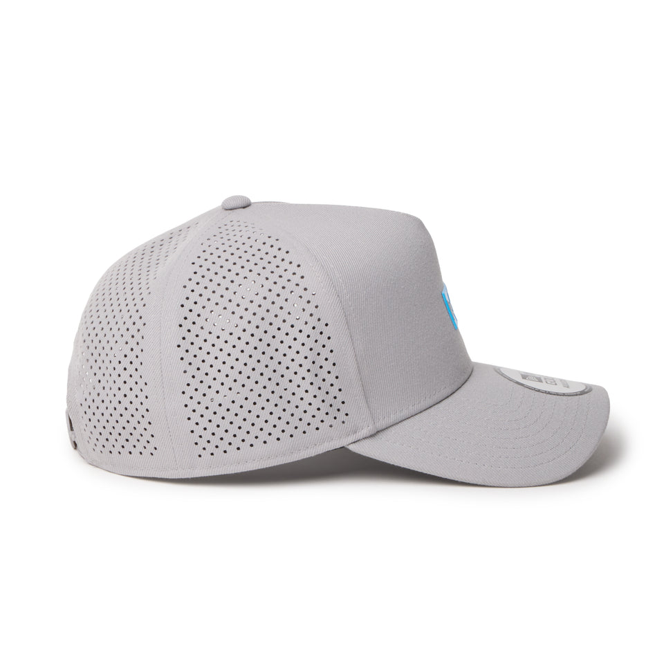 9FORTY A-Frame レーザーパーフォレーション Box Logo ボックスロゴ グレー | ゴルフ | NEW ERA ニューエラ公式オンラインストア