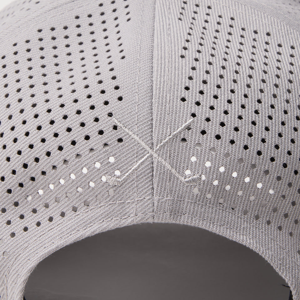 9FORTY A-Frame レーザーパーフォレーション Box Logo ボックスロゴ グレー | ゴルフ | NEW ERA ニューエラ公式オンラインストア
