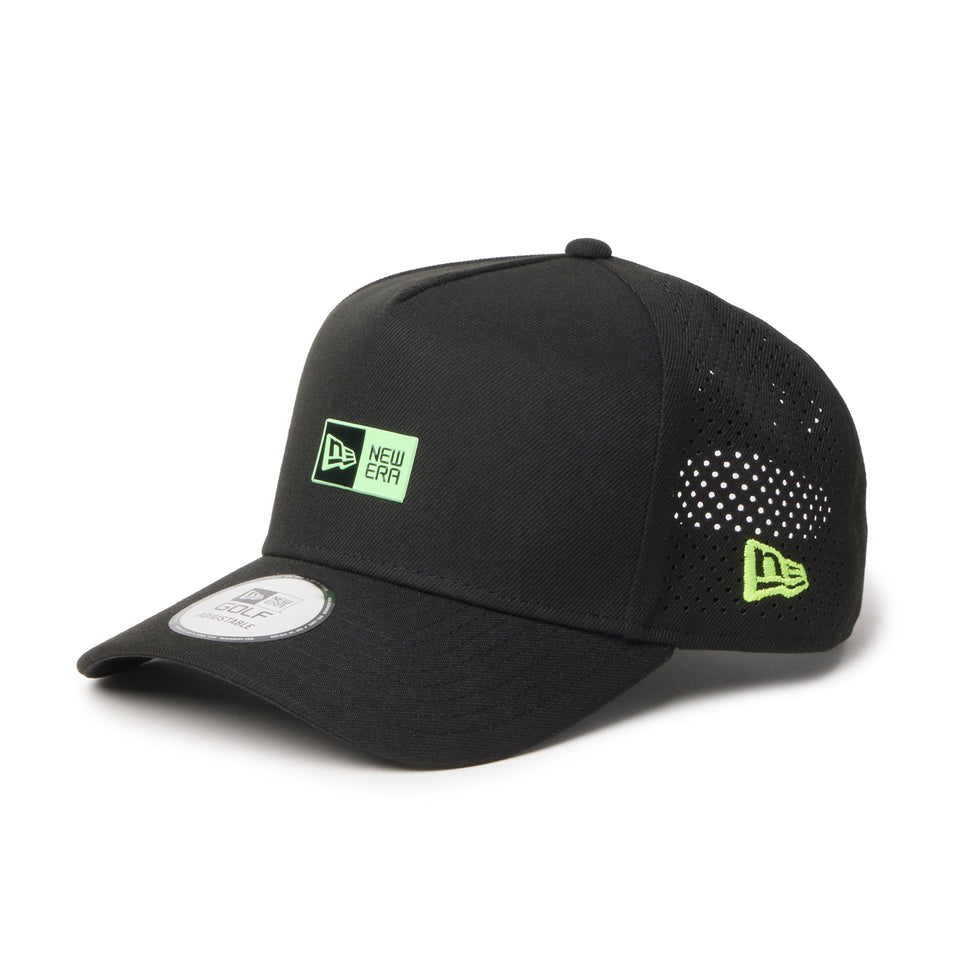 アダーカー荒原 7ED 黒枠 英語版 9FORTY A-Frame レーザーパーフォレーション Box Logo ボックスロゴ
